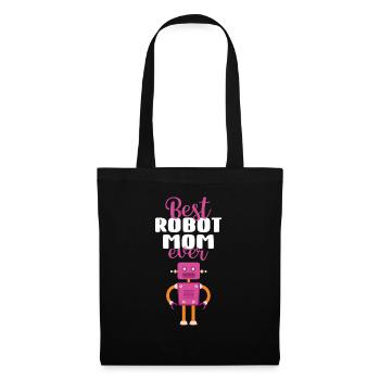 Women Mother Droid Builder Robotics Best Robot Mom - Tote Bag - black - Front