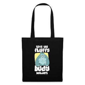 Force Animal Haltérophilie Fitness - Sac en tissu - noir - Devant