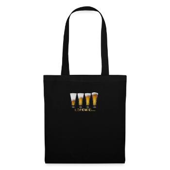 tshirt loading beers by customstyle - Sac en tissu - noir - Devant