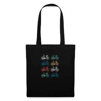 Road bike retro bike - Tote Bag - black - Front