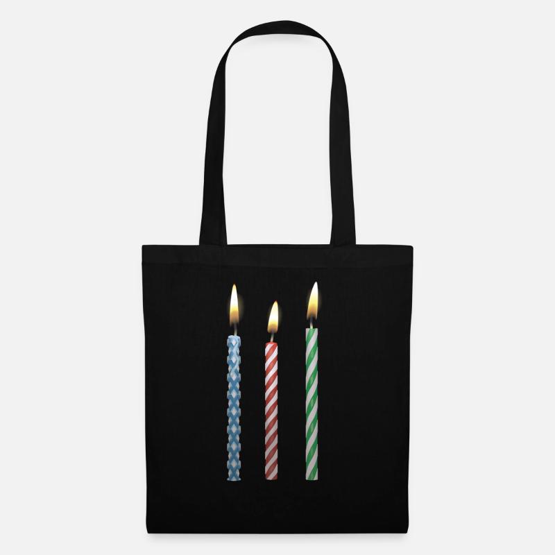3 Jahre Geburtstag - Stoffbeutel - Schwarz