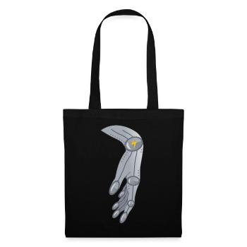 Alien Robotik Hand Geschenk - Stoffbeutel - Schwarz - Vorne