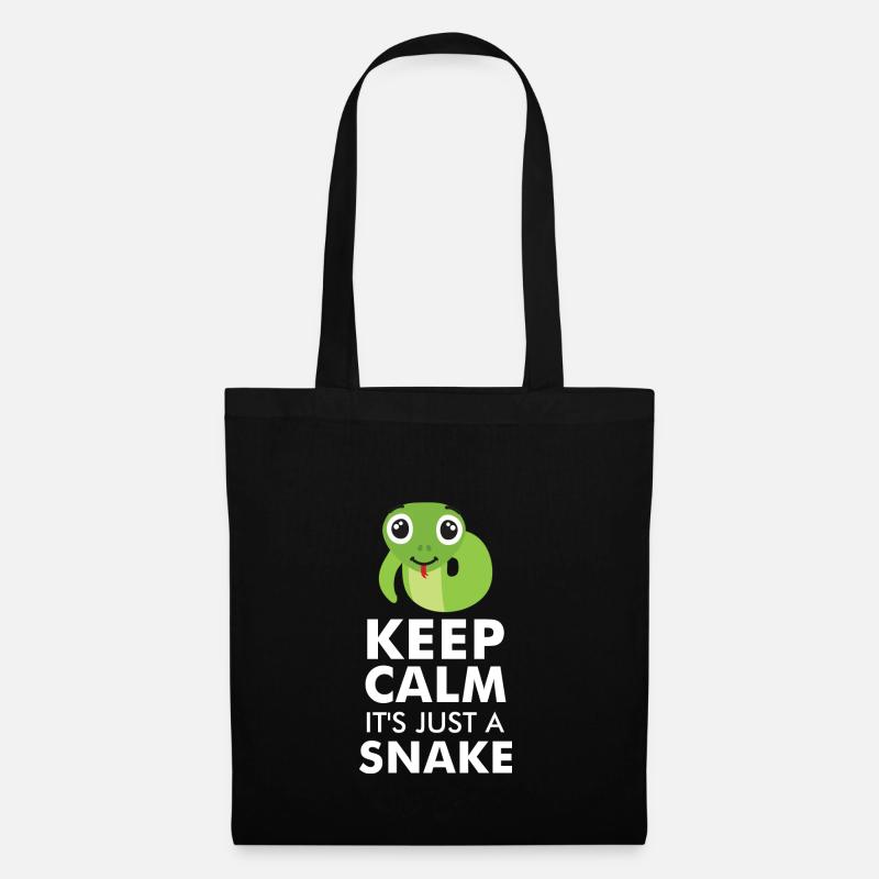SNAKES: It's Just A Snake - Stoffbeutel - Schwarz