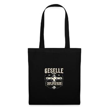 Azubi Erfolg - Geselle 2025 Design - Stoffbeutel - Schwarz - Vorne