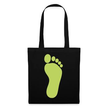 green foot feet foot care podiatrist podiatrist - Tote Bag - black - Front