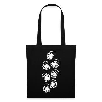 Beer Beer Glasses Beer Mug - Tote Bag - black - Front