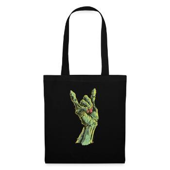 Doigts de Doomie - Sac en tissu - noir - Devant