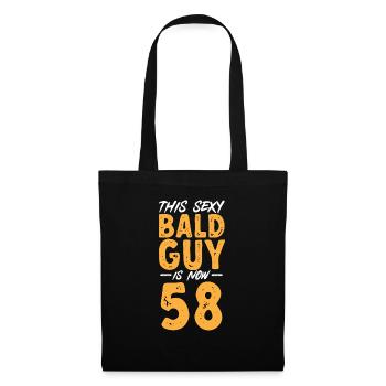 Bald Head Baldness Beard Bald Head - Tote Bag - black - Front