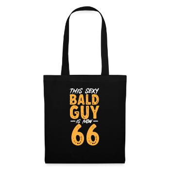 Bald Head Baldness Beard Bald Head - Tote Bag - black - Front