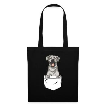 Silver Labrador Retriever Silver Lab - Sac en tissu - noir - Devant