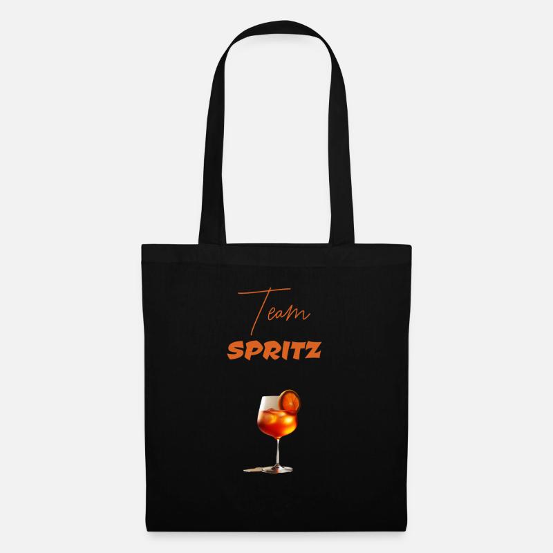 Team Spritz Aperoli Geschenk - Stoffbeutel - Schwarz