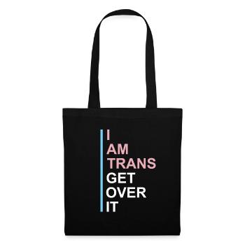 Drôle de cadeau transgenre - Sac en tissu - noir - Devant
