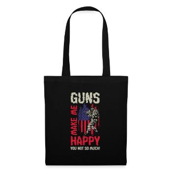Weapon Rifle Hunting - Tote Bag - black - Front