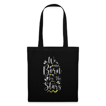 Starry Sky Shooting Star Dream Moon - Tote Bag - black - Front