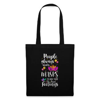 Protection des parties inconnues - Sac en tissu - noir - Devant