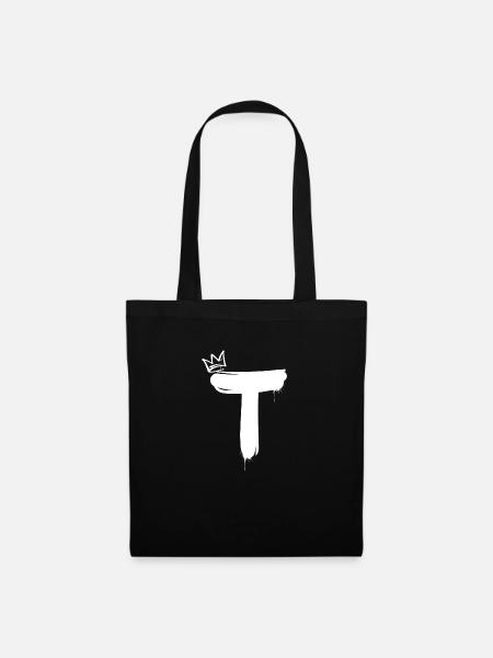 T - Stoffbeutel - Schwarz