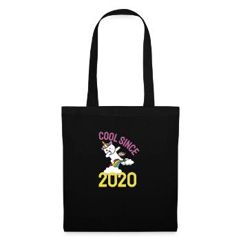 Cool seit 2020 Dabbing Katze 2. Geburtstag - Stoffbeutel - Schwarz - Vorne