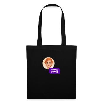 WMN PWR - Visage Féminin - 05 - Sac en tissu - noir - Devant