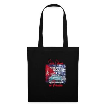 Salsa Cubana in Frankreich - Salsa dance clothes - Stoffbeutel - Schwarz - Vorne