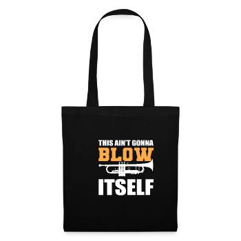 Ich werde mich selbst blasen Bandmitglied Geschenk - Stoffbeutel - Schwarz - Vorne