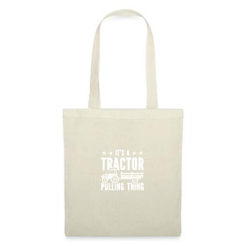 It's a tractor pulling thing - - Tote Bag - nature - Front