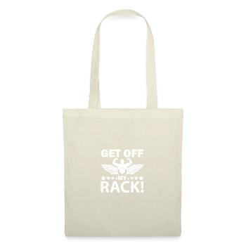 Descendez de mon rack - - Sac en tissu - nature - Devant