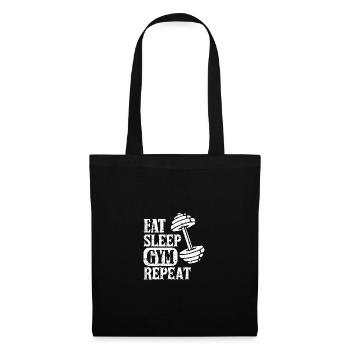 Eat Sleep Gym Repetition 3 - - Tote Bag - black - Front