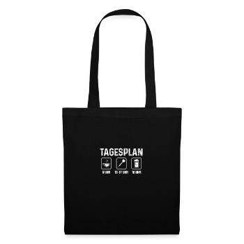 Tagesplan - Dart - - Stoffbeutel - Schwarz - Vorne