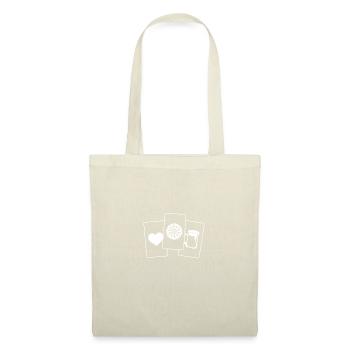 Poker card - Beer - Dartboard - - Tote Bag - nature - Front