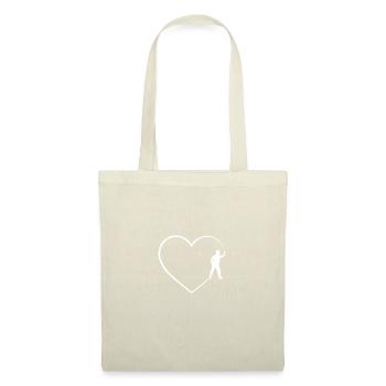 Line Heart - Dart Player - - Tote Bag - nature - Front