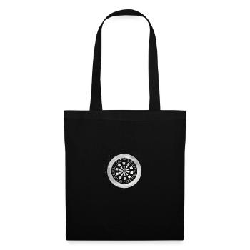 Full Moon - Dartboard - Tote Bag - black - Front