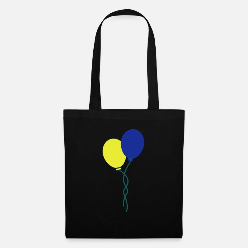 luftballons - Stoffbeutel - Schwarz