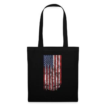 usa flag army - Tote Bag - black - Front