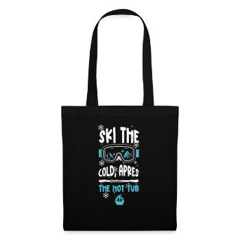 Ski the cold, après the hot tub - Tote Bag - black - Front