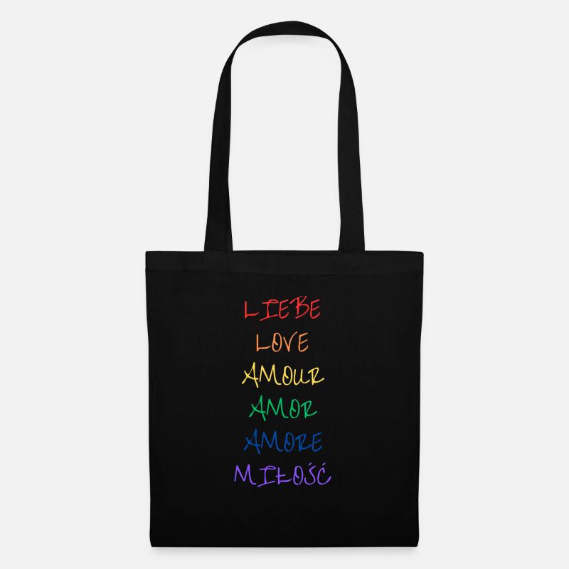 LOVE is everything - Tote Bag - black