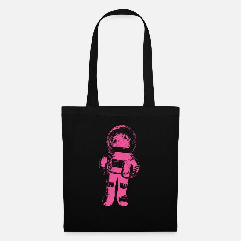 Pink Spaceman - Stoffbeutel - Schwarz
