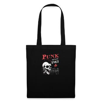 Punks Not Dead, punk depuis 1961, 63 ans et - Sac en tissu - noir - Devant