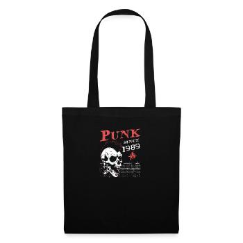 Punks Not Dead, punk depuis 1989, 35 ans et - Sac en tissu - noir - Devant