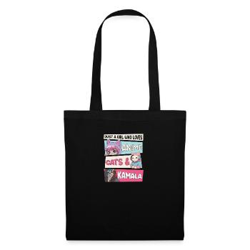 Cat Ladies for Kamala - Anime, Cats and Kamala 24 - Tote Bag - black - Front