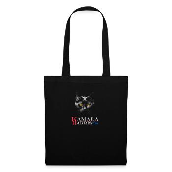 Chat sans enfant pour Kamala - Harris - Sac en tissu - noir - Devant