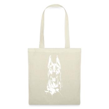 Doberman - Sac en tissu - nature - Devant