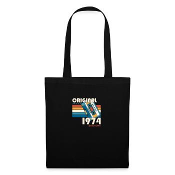 51ème Anniversaire Original Avril Millésime 1974 - Sac en tissu - noir - Devant