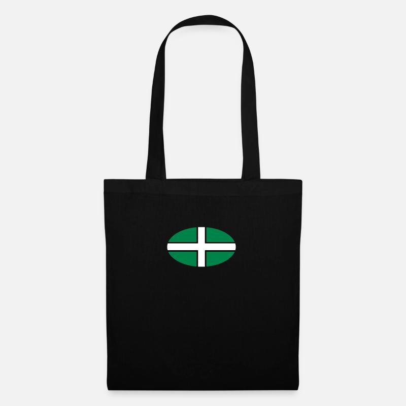 Devon Flag - Tote Bag - black