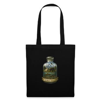 Canadian nature in a glass - Tote Bag - black - Front