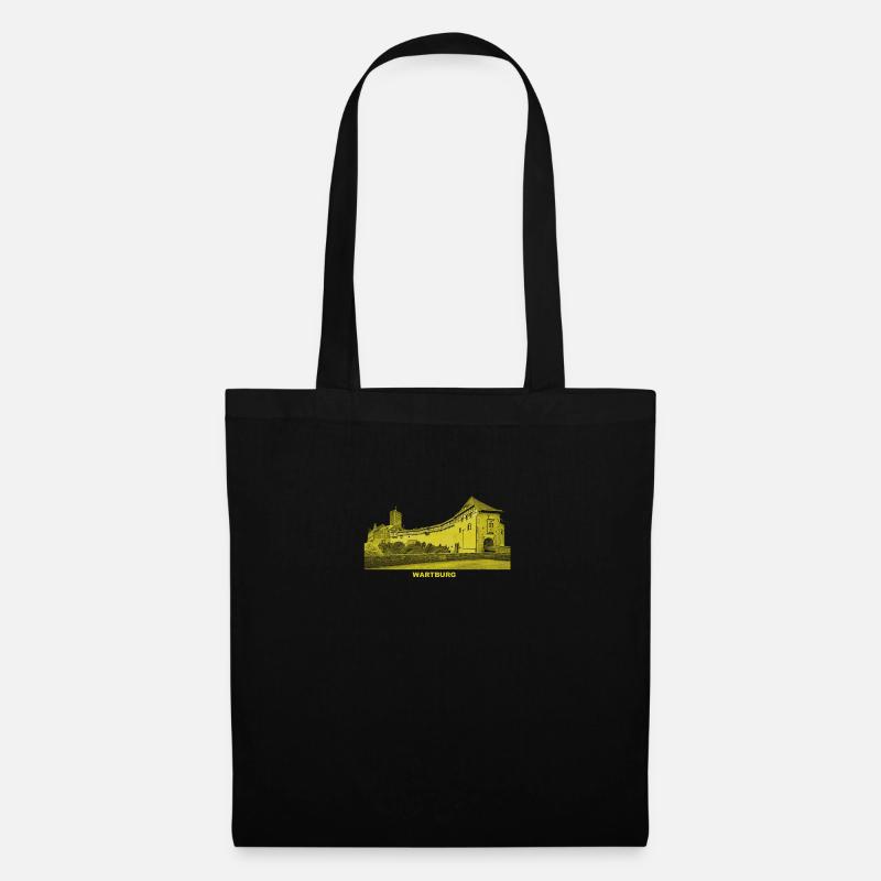 Wartburg Eisenach Thuringia Luther Elisabeth - Tote Bag - black