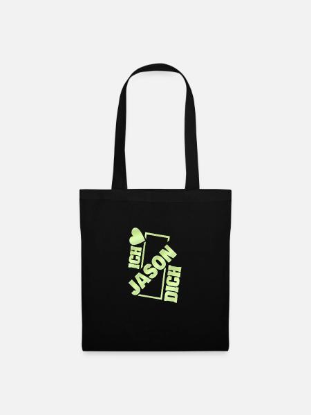 Geschenk für Jason - Stoffbeutel - Schwarz