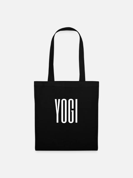 Yogi / Yoga Shirt - Stoffbeutel - Schwarz