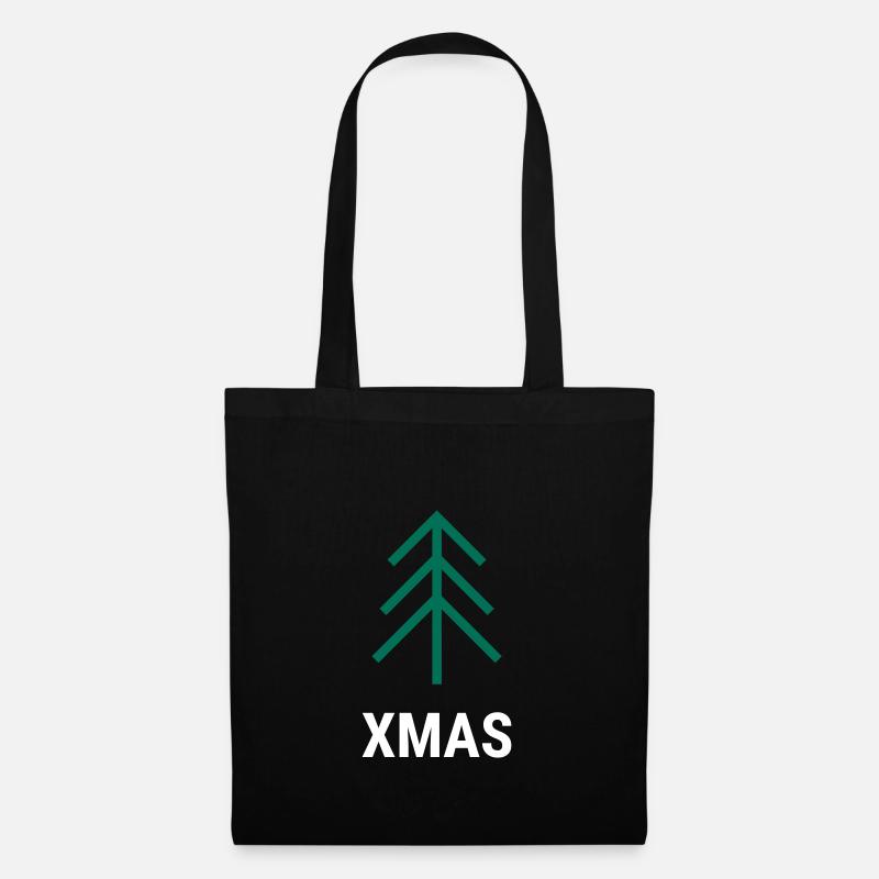 XMAS - Stoffbeutel - Schwarz