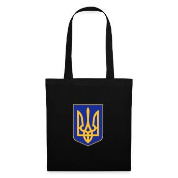 Ukraine - Stoffbeutel - Schwarz - Vorne