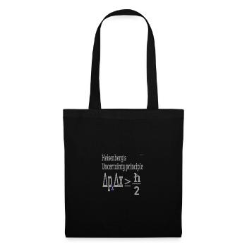 Uncertainty Principle - Tote Bag - black - Front